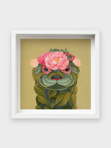 'The Peony Otter' Poster Print